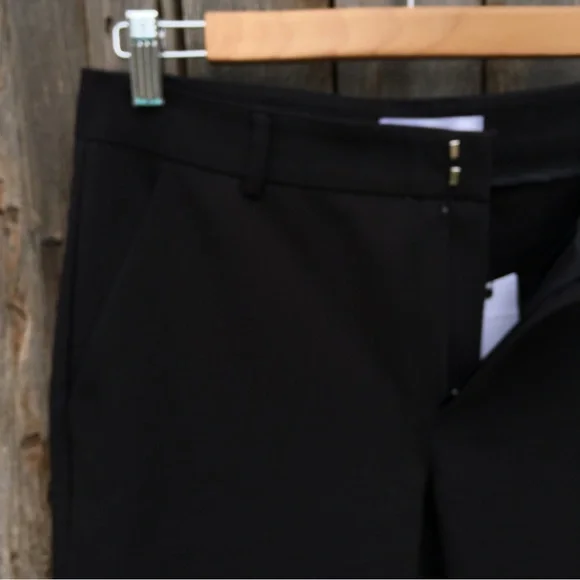 NWT Anine Bing Straight Leg Pant Cotton Stretch Black S - Picture 5 of 15